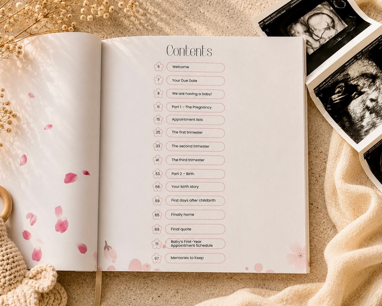 from bump to birth – luxury pregnancy journal