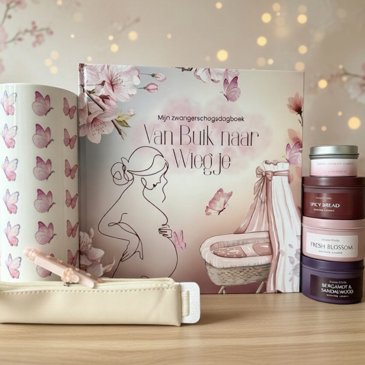 van buik naar wiegje – pregnancy journal (luxury gift dutch edition)
