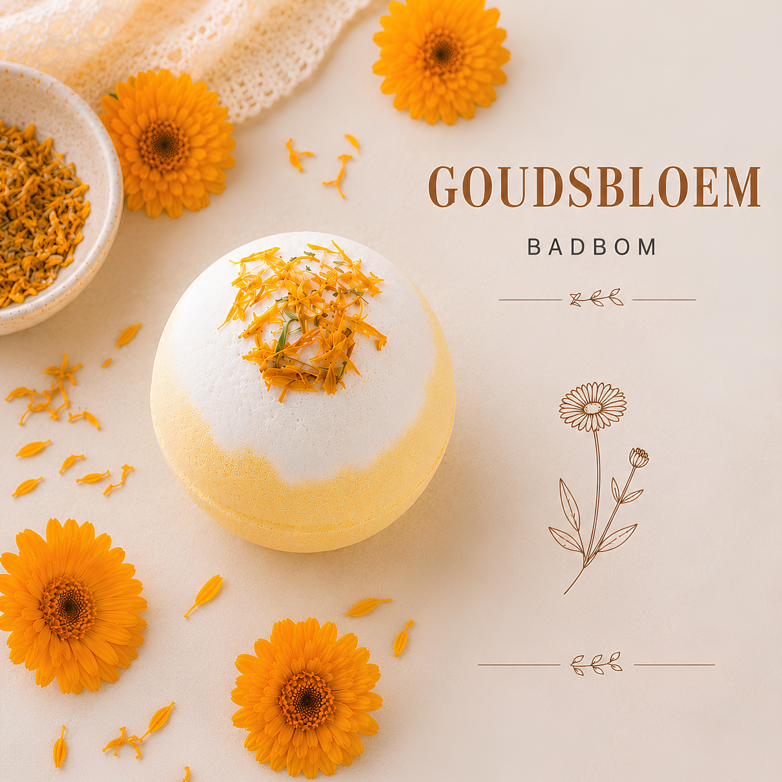 calendula bath bomb calendula bath bomb